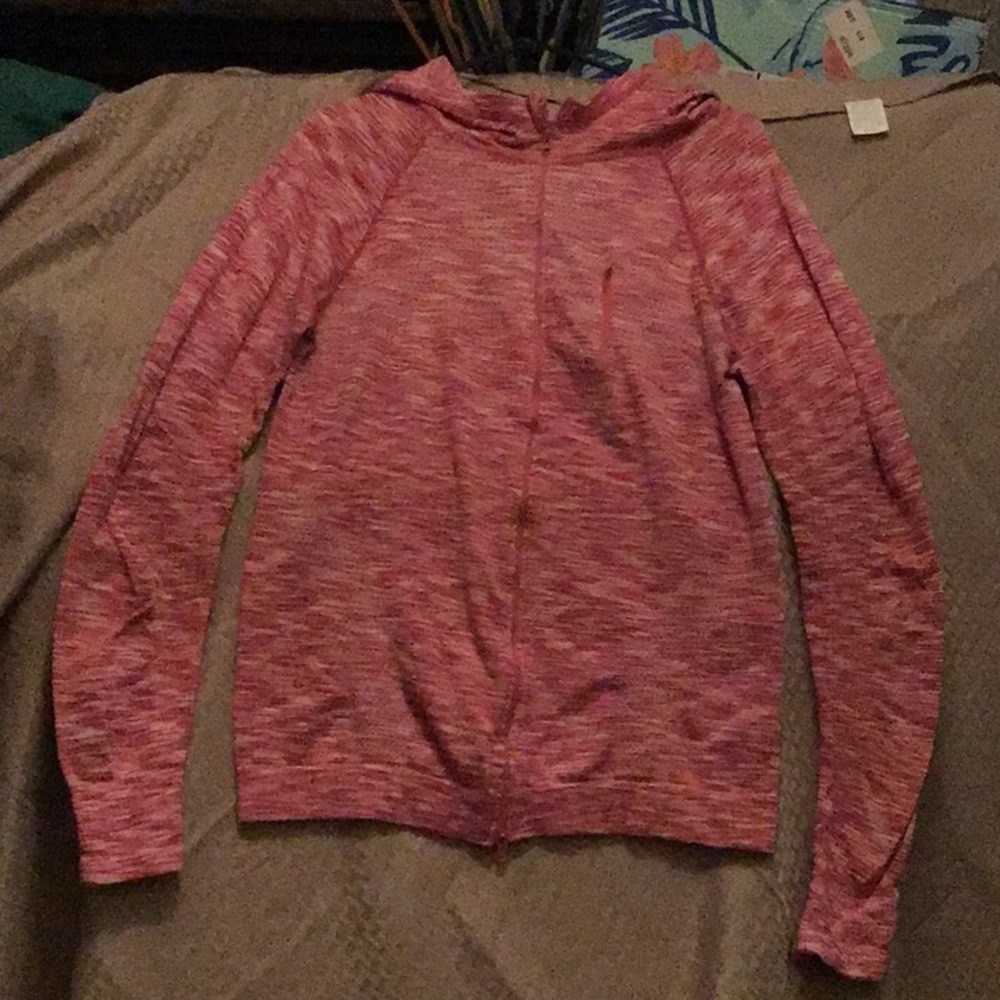 Pink hoodie